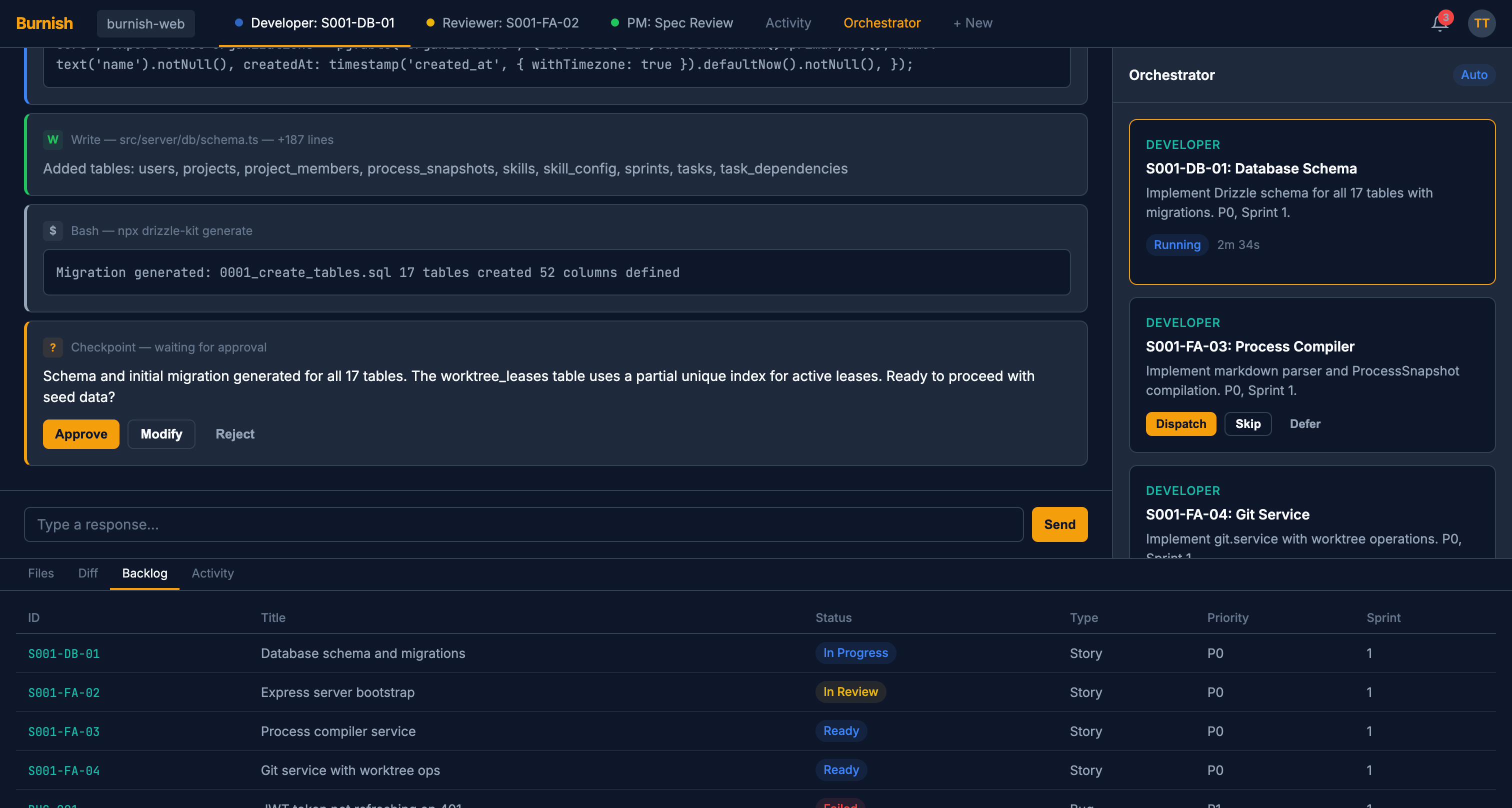 Burnish Orchestrator Workspace